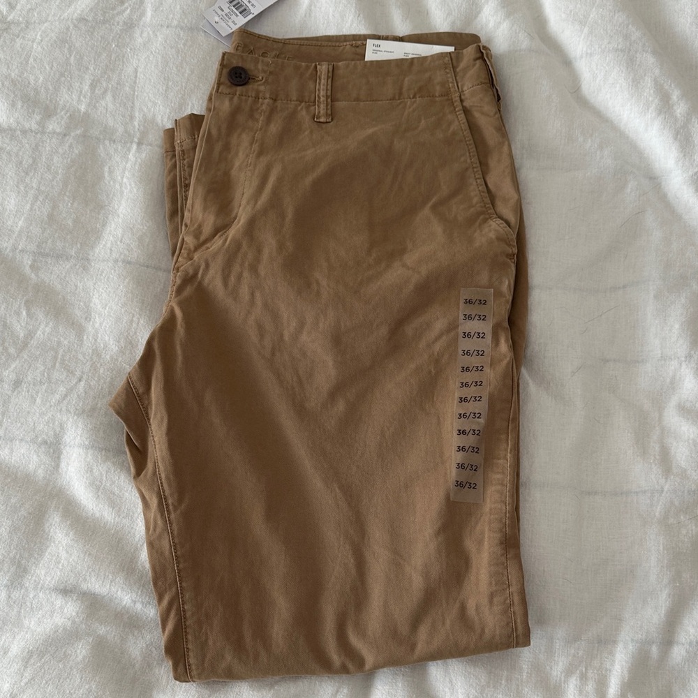 NWT Men's American Eagle AE Original Straight khaki pants - 36x32
